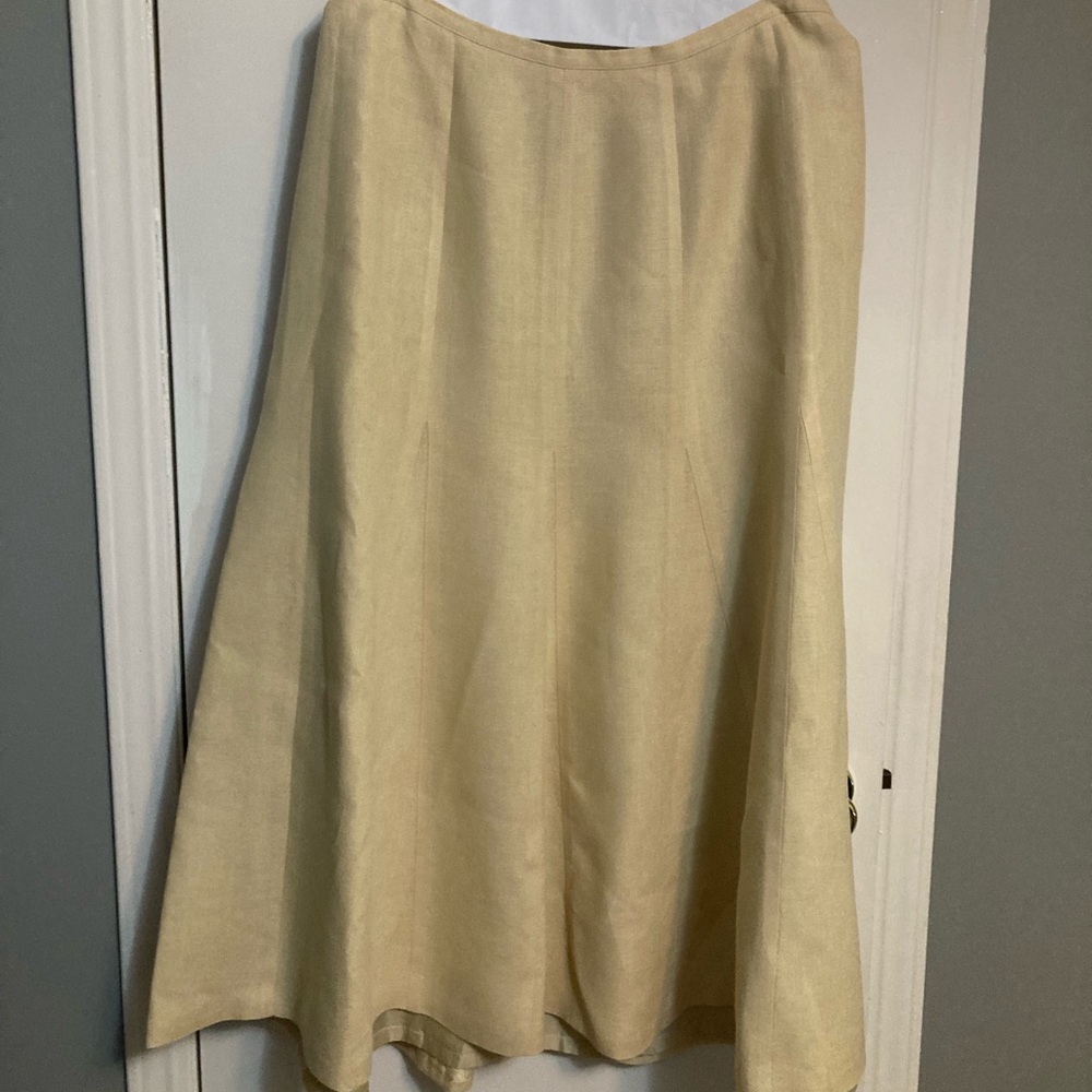 Talbots linen skirt size 12w